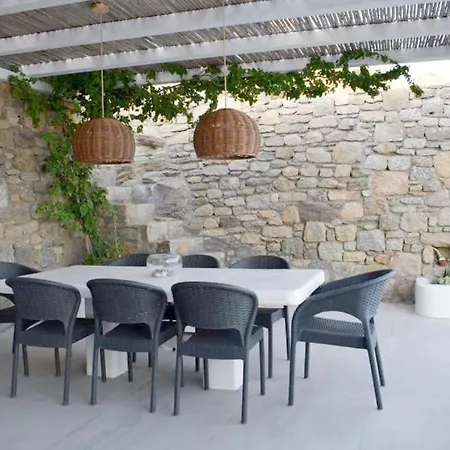 Mykonian Luxury Azure W Sea View And Pool فيلة آغيوس ستيفانوس