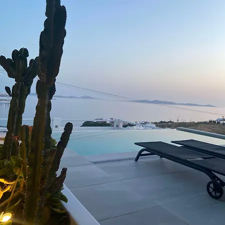 Mykonian Luxury Azure W Sea View And Pool آغيوس ستيفانوس