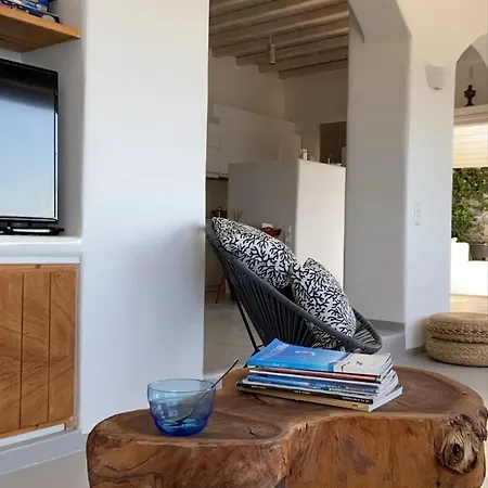 Mykonian Luxury Azure W Sea View And Pool فيلة