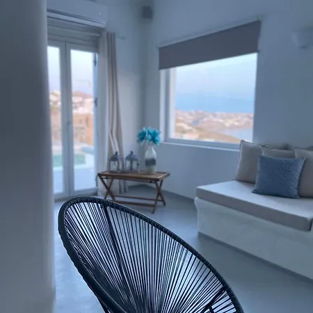 Mykonian Luxury Azure W Sea View And Pool فيلة آغيوس ستيفانوس